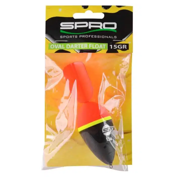 Spro  Pike Oval Darter Float Rood/Zwart