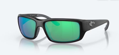 Costa Fantail Matte Black Green Mirror