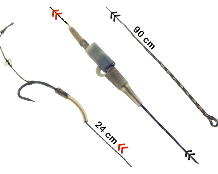 R2G Clip SR Leader/ Combi Rig 2pcs - Afbeelding 2