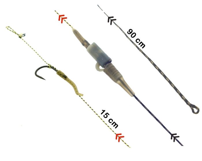 R2G Clip SR Leader/ Line Aligner Rig Weed - Afbeelding 3