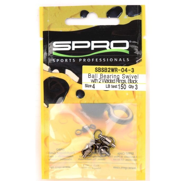 Spro Ball Bearing Swivel with 2 welded rings 3pcs