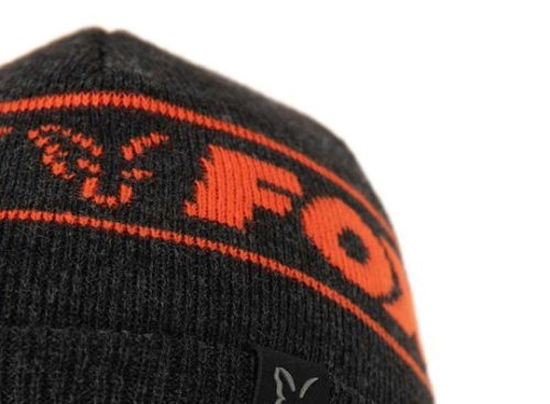 Fox Collection Beanie Black-Orange