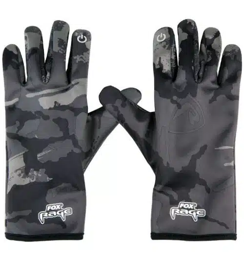 Fox Rage Windblocker Thermal Camo Gloves