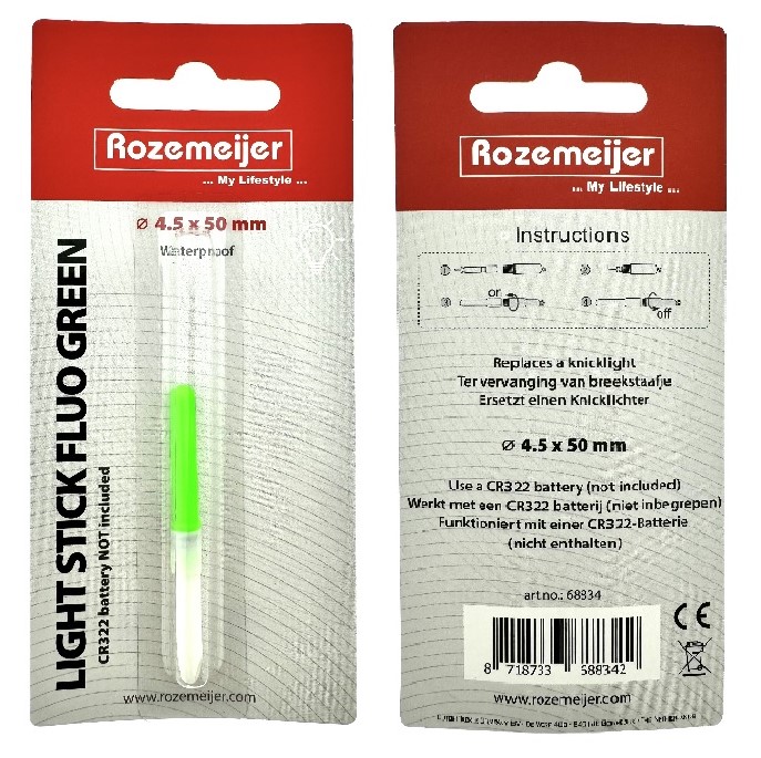 Rozemeijer Light Stick Size 4.5x50mm (ex. CR322 batterij)