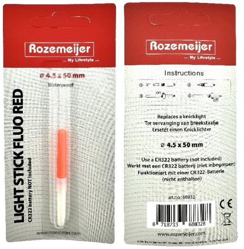 Rozemeijer Light Stick Size 4.5x50mm (ex. CR322 batterij)