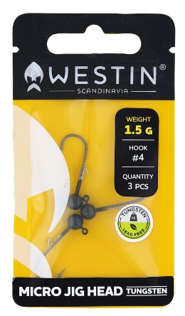 Westin Micro Jig Head Tungsten 3pcs