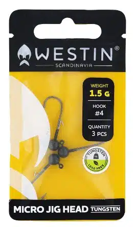 Westin Micro Jig Head Tungsten 3pcs