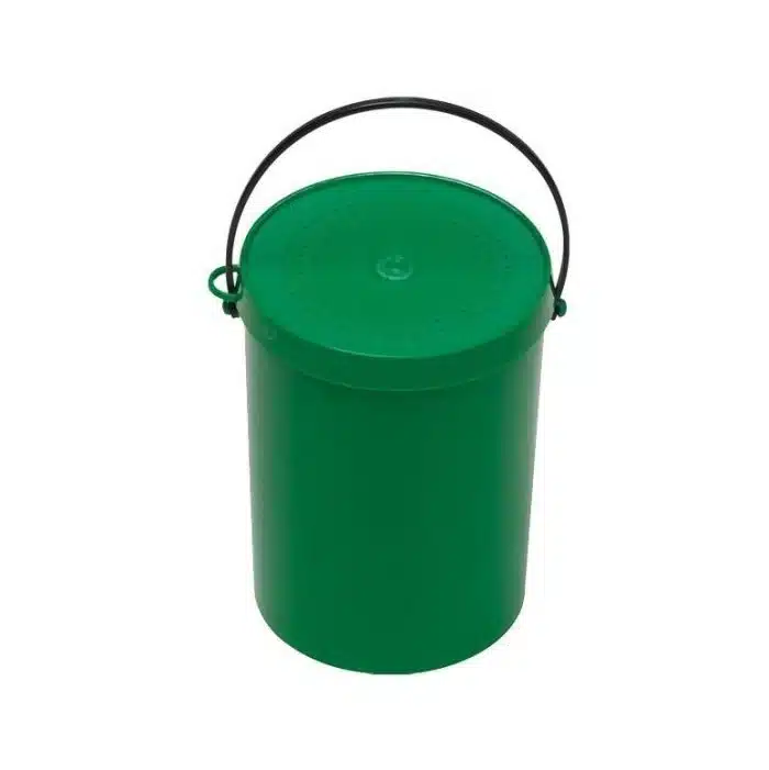 Plastilys opberg emmertje voor wormen en maden 2 ltr