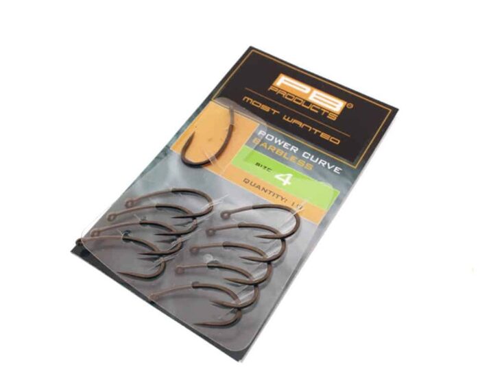 PB Power Curve Barbless Hook PTFE 10pcs