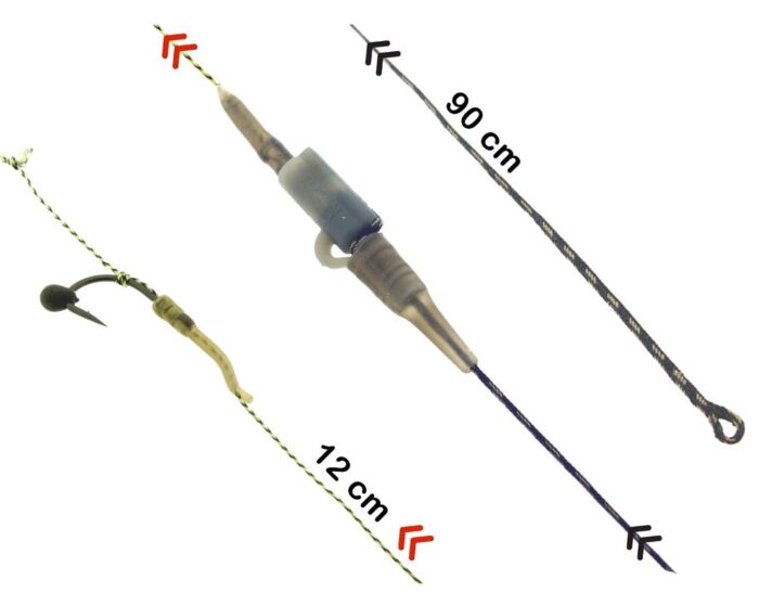 PB Products R2G Clip SR leader 90/ Shot on the Hook Rig 2pcs - Afbeelding 4