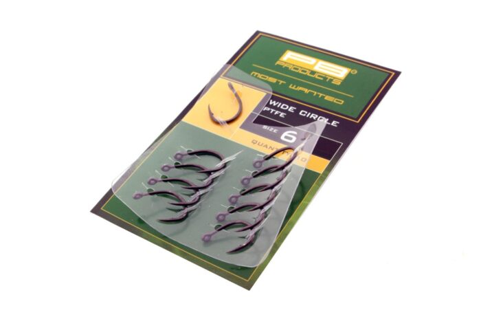 PB Wide Circle Hook PTFE 10pcs
