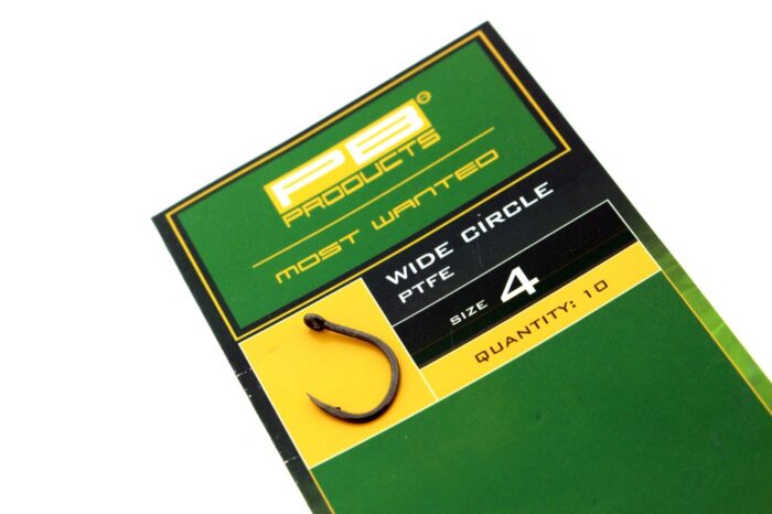 PB Wide Circle Hook PTFE 10pcs - Afbeelding 4