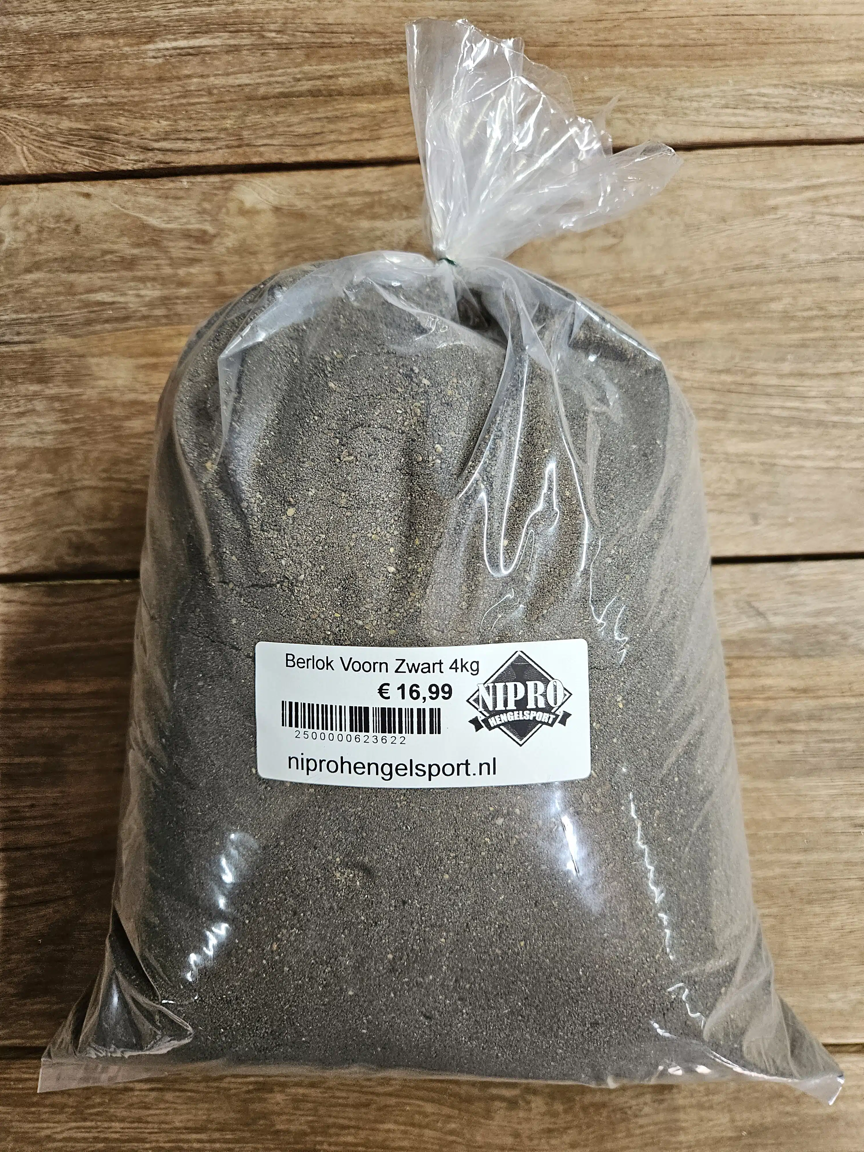 Berlok Voorn Zwart 4kg
