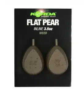 Korda Flat Pear Inline Blister 2pcs